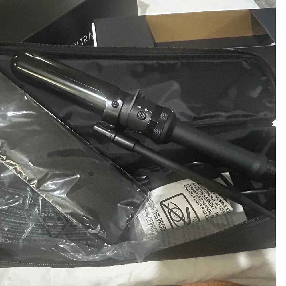 Anh x Sultra Pro Marcel Iron 1.5 Inch Professional Curling Iron Black with Case